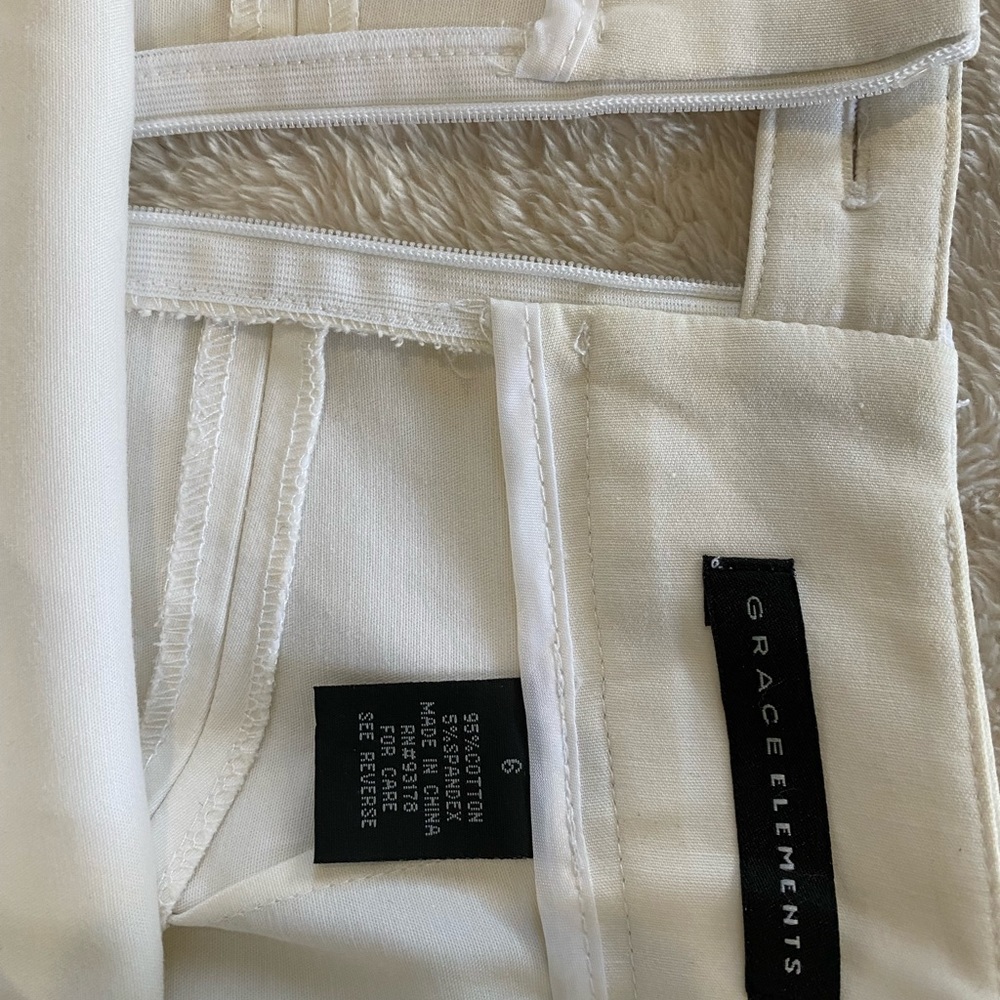 Grace Elements Women’s White Skirt size 6 - Picture 3 of 3